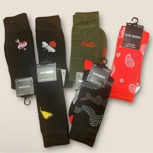 Steve Madden Men's Socks - 6 Pairs